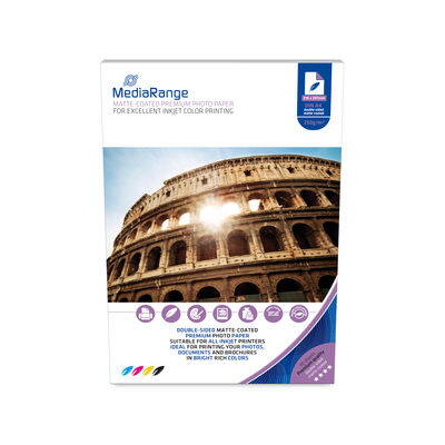 Mediarange Fotopapier A4 obojstranný matný 250g, (50)