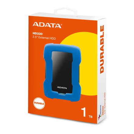 Adata HD330 Külső HDD 1TB 2,5" Kék 3.1