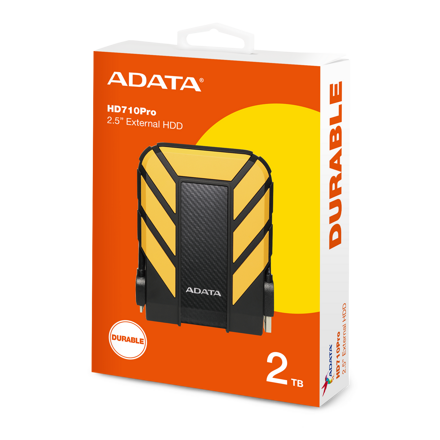 Adata HDD 2TB 2,5" HD710P Yellow 3.1