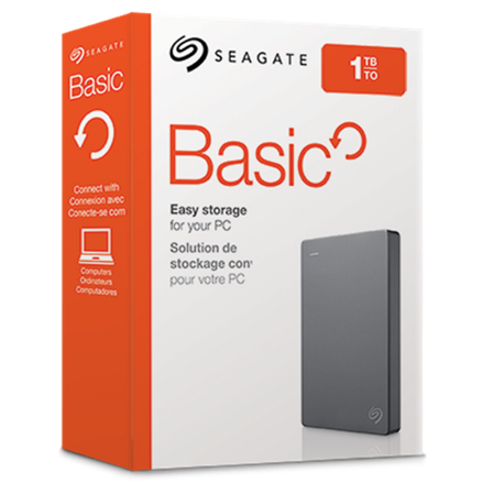 Seagate HDD 1TB  Basic  2,5"  USB 3.0