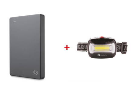 Seagate HDD 5TB Basic 2,5" USB 3.0 + čelovka