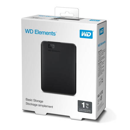 Ext. HDD 2.5" WD Elements Portable 1TB USB