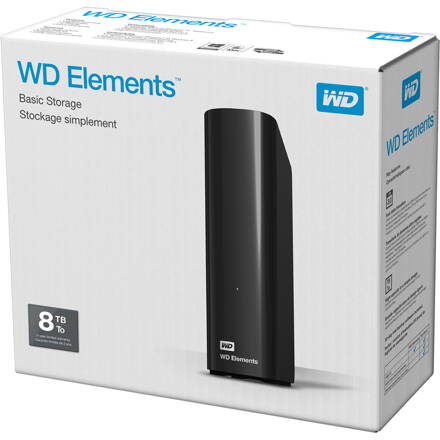 Ext. HDD 3.5" WD Elements Desktop 8TB USB