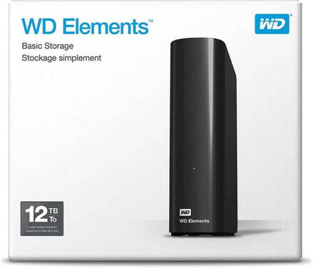 Ext. HDD 3.5" WD Elements Desktop 12TB USB