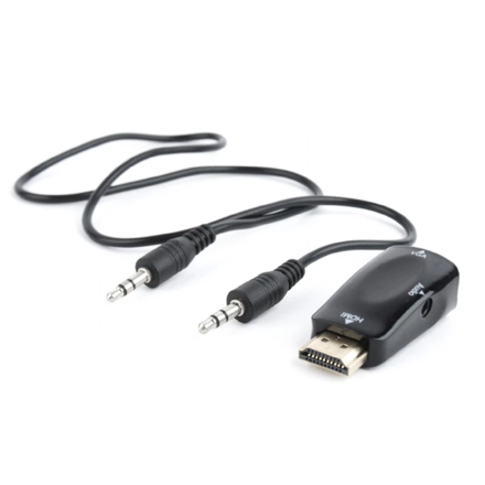 Gembird adaptér HDMI na VGA + 3,5 mm audio