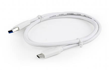 Gembird USB 3.0 kábel to type-C (AM/CM), 1m, biely