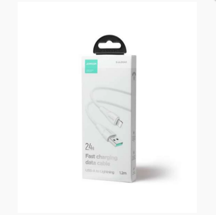 Joyroom kábel USB-A / Lightning / 2.4A 1,2m fehér