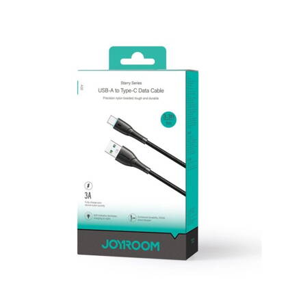 Joyroom Type-C USB kábel 480Mb/s  3A  1m čierny