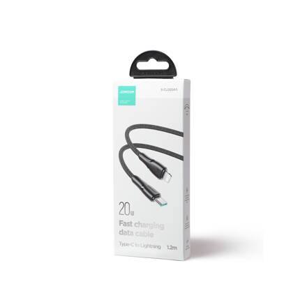 Joyroom Type-C Lightning kábel  20W  1,2m fekete