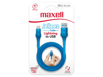 Maxell USB - LIGHTNING JELLEZ CABLE 1,2m  Blue