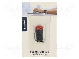 GEMBIRD Čtečka karet, microSD, USB 