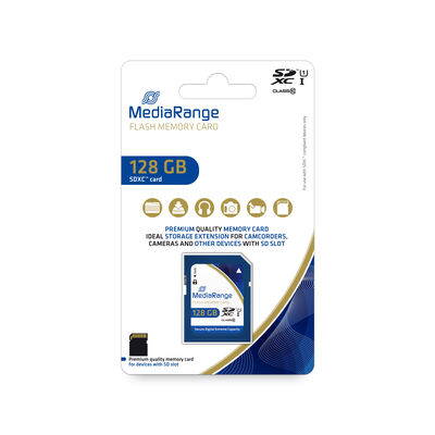 MediaRange 128GB SDXC CL10 