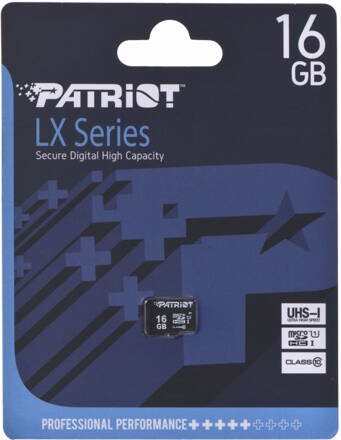 PATRIOT 16GB microSDHC Class10 