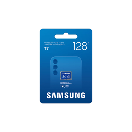 Samsung T7 microSDXC 128GB UHS-I U3 A2 V30 class 10 (170 MB/s) 