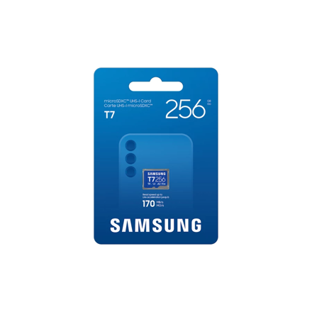 Samsung T7 microSDXC 256GB UHS-I U3 A2 V30 class 10 (170 MB/s) 