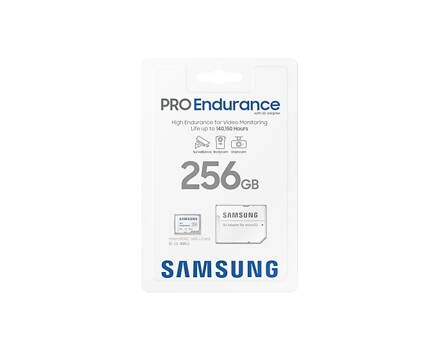SAMSUNG PRO Endurance microSDXC pamäťová karta 256GB 100 MB/s (SD adaptér)