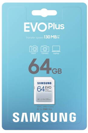 Samsung EVO Plus SDXC pamäťová karta 64GB 130MB/s