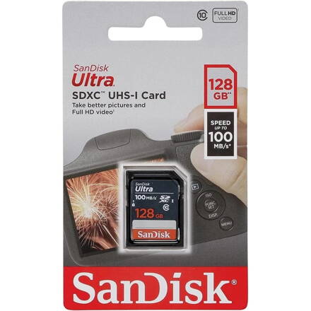 SanDisk Ultra 128GB SDXC pamäťová karta 100MB/s Class10 UHS-I (U1)