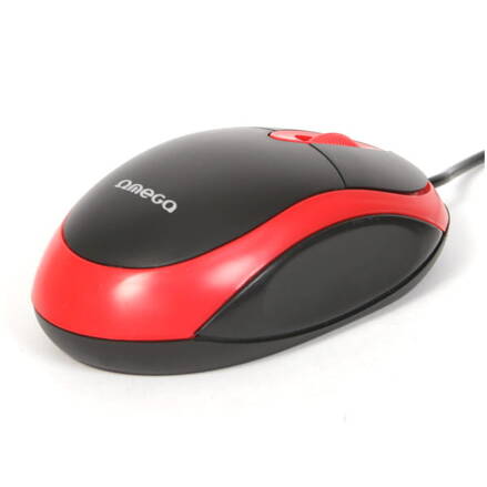 OMEGA MOUSE OM-06V OPTICAL 1200DPI VALUE LINE RED 