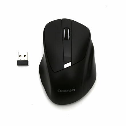 Omega OM-216 bezdrôtová počítačová myš 1000/1600/2000dpi Black