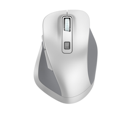 Omega bezdrôtová dobíjacia myš USB-C 800-1200-1600-2400 DPI perlová/biela