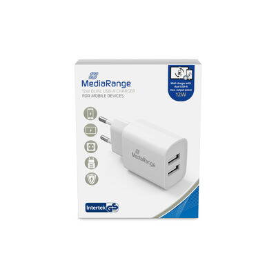 MediaRange 12 W-os gyorstöltő adapter 