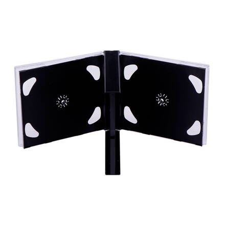 Mediarange CD tok 6 db-os 22 mm fekete