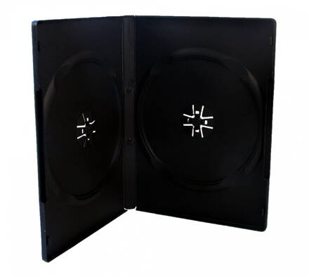 DVD-Box 14mm Double Black Amaray