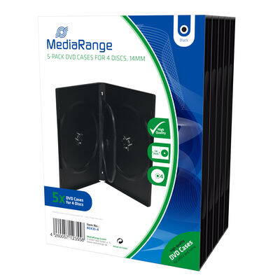 DVD obal na 4 DVD 14mm 5ks/balenie