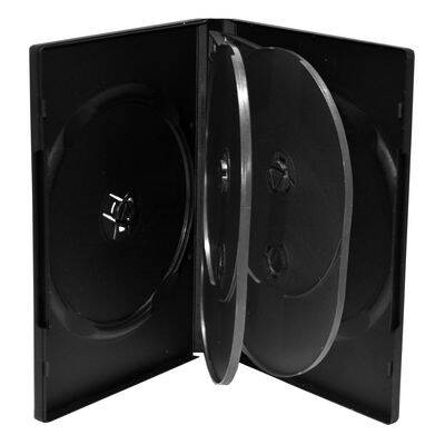 Mediarange DVD-Box 22mm for 6 Black *5Pack