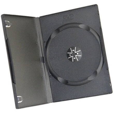 Mediarange DVD-Box 14mm Single Black