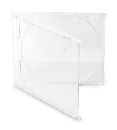 CD-Box 10,4 mm Single Clear tray 