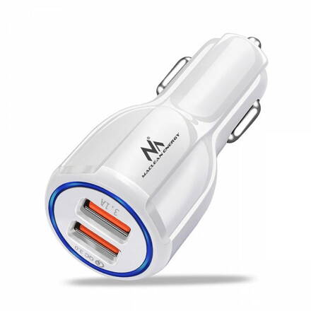 Maclean 2-portová USB nabíjačka do auta  MCE478W