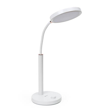 Platinet AURA stolná lampa LED 10W, 65 LED, USB-C, biela