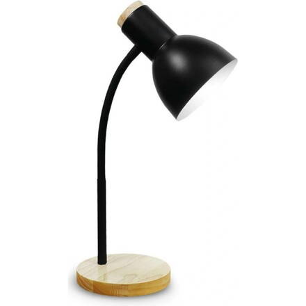 Platinet MARMA stolná lampa 40W, čierna