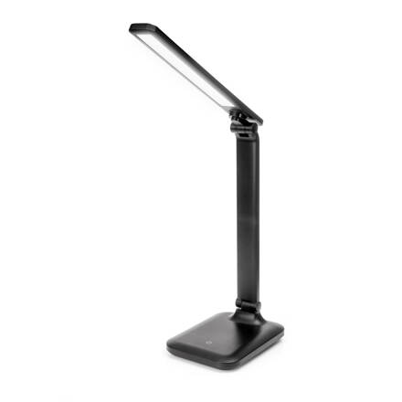 Platinet REMUS stolná lampa s adaptérom LED 5W, čierna