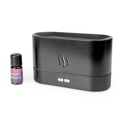 Platinet aróma difuzér a zvlhčovač 4,5W 180 ml čierny + 10 ml Levanduľový esenciálny olej