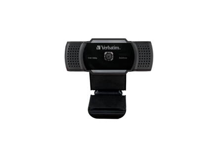 Verbatim USB Webcam AWC-01, with Microphone, Full HD, 1080p,