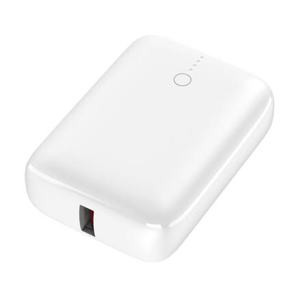 Platinet power bank 10000 mAh 20W PD/22,5 QC/ LI-ION EV-BATTERY 1400 cyklov white