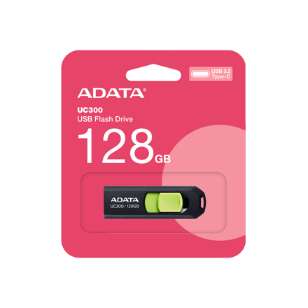 ADATA USB kľúč UC300 Type-C 128GB USB 3.2 black-green