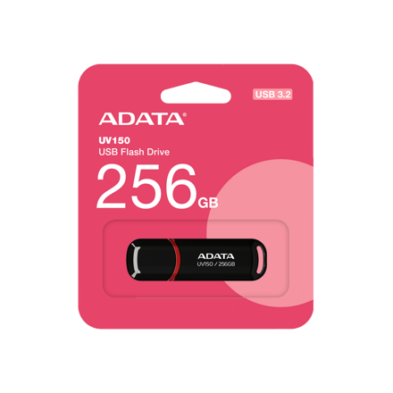 ADATA USB kľúč UV150 256GB USB 3.2, čierny