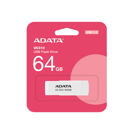 ADATA USB UC310 64GB USB 3.2 white