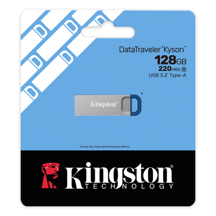 KINGSTON USB pendrive DataTraveler Kyson 128GB, 220MB/s 