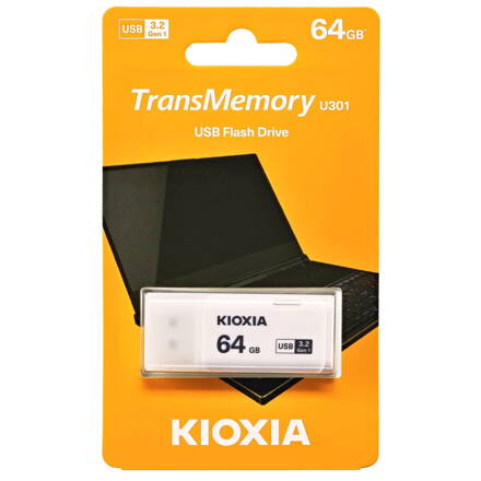 Kioxia USB Hayabusa U301 64GB USB 3.2. gen.1 White