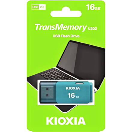 Kioxia USB Hayabusa U202 16GB USB 2.0 Aqua