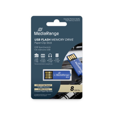 Mediarange USB 8GB Paper-clip stick 2.0