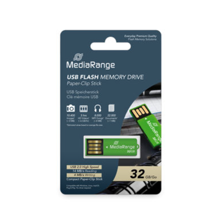 Mediarange USB 32GB Paper-clip stick 2.0