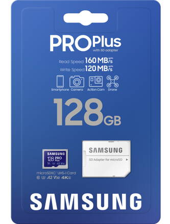 SAMSUNG MicroSDXC 128GB PRO Plus/SD (MB-MD128KA/EU)