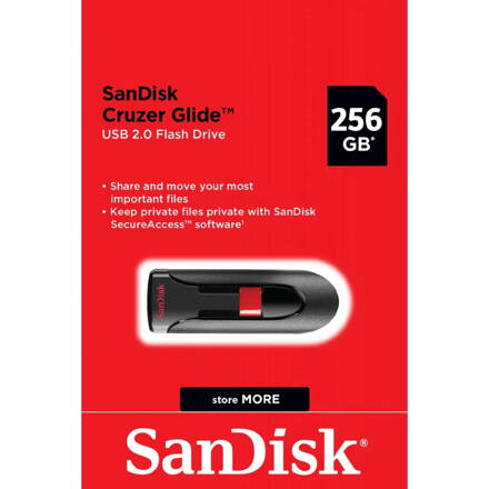 Sandisk USB 256GB Cruzer Glide 2.0