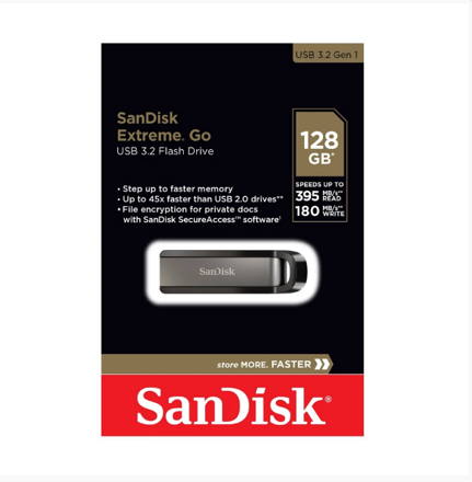 SanDisk Ultra Extreme Go 128 GB 3.2 USB, 395 MB/s